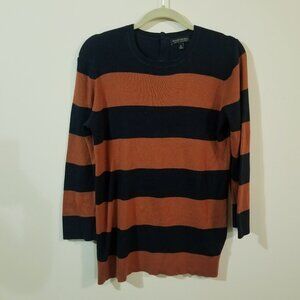 Banana Republic Pima Cotton Cashmere Striped Sweater - Women's - XL
